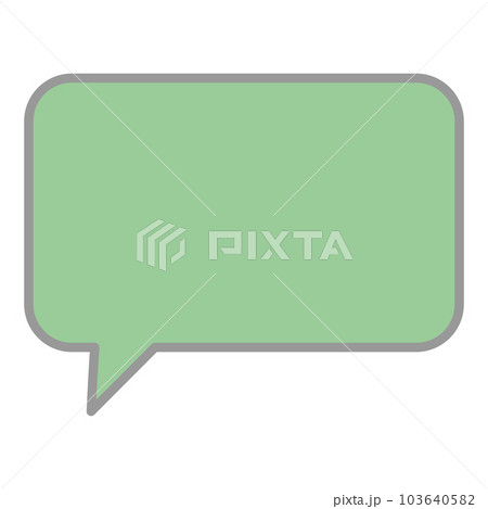 シンプルで使いやすい吹き出し 103640582