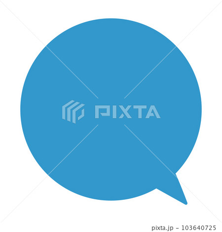 シンプルで使いやすい吹き出し 103640725