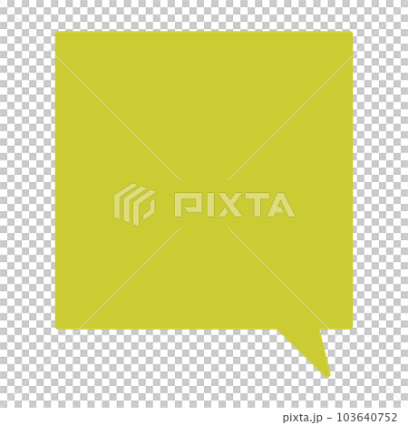 シンプルで使いやすい吹き出し シンプルで使いやすい吹き出し 103640752