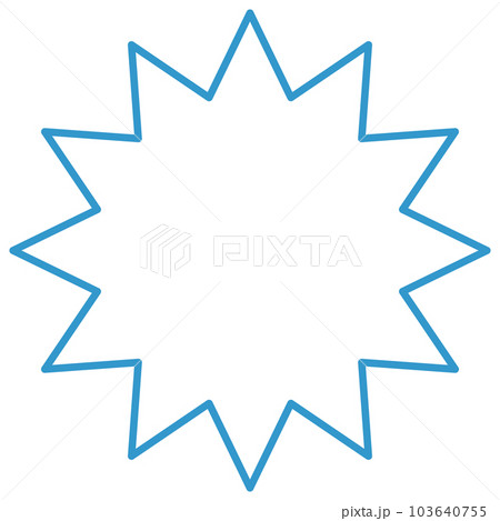 シンプルで使いやすい吹き出し 103640755