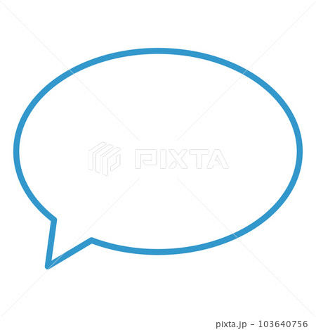 シンプルで使いやすい吹き出し シンプルで使いやすい吹き出し 103640756