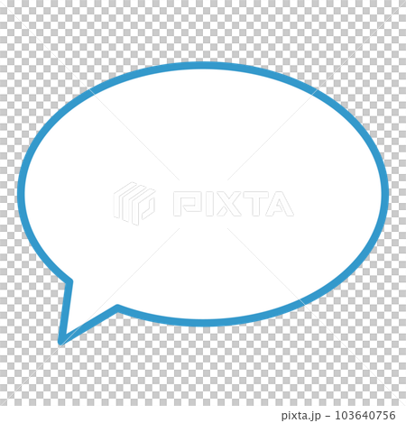 シンプルで使いやすい吹き出し シンプルで使いやすい吹き出し 103640756