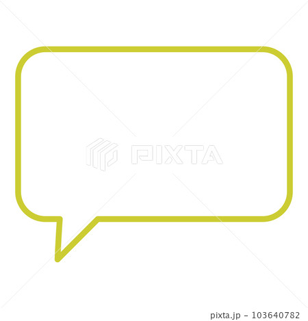 シンプルで使いやすい吹き出し シンプルで使いやすい吹き出し 103640782