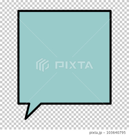 Simple and easy-to-use speech bubble Simple and easy-to-use speech bubble 103640795