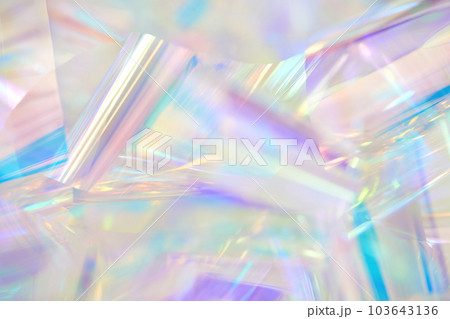 pastel neon mint, turquoise, blue, purple holographic metallic foil background 103643136