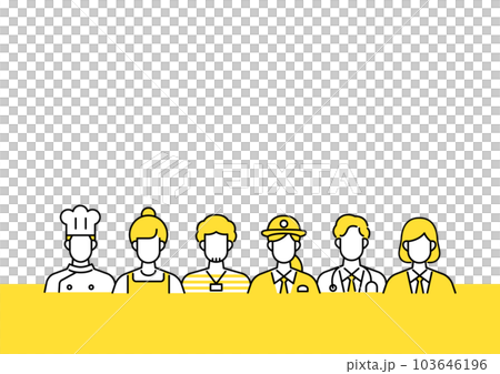 色々な職業アイコンセット 103646196
