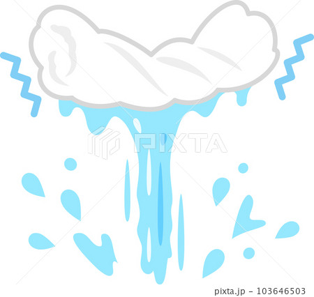 固く絞ったタオルと滴り落ちる水 固く絞ったタオルと滴り落ちる水 103646503