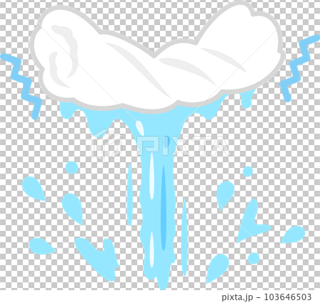 固く絞ったタオルと滴り落ちる水 固く絞ったタオルと滴り落ちる水 103646503