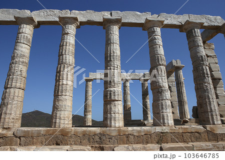 Temple of Poseidon, Attica peninsula, Greece Temple of Poseidon, Attica peninsula, Greece 103646785