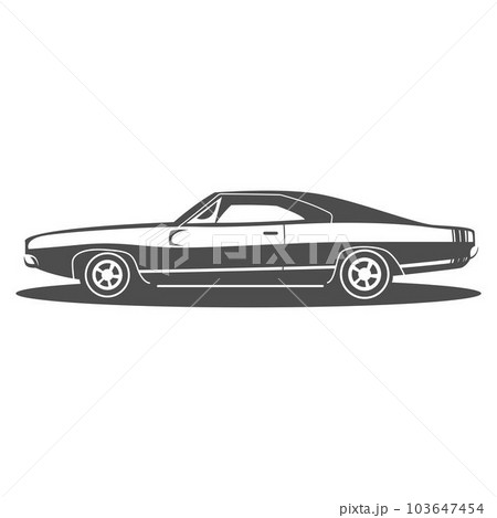 Muscle cars icon design 103647454