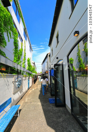【岡山県】晴天の倉敷美観地区（倉敷デニムストリート） 103648547