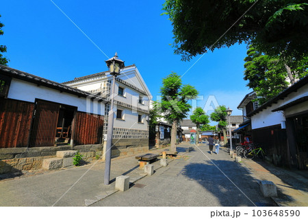 【岡山県】晴天の倉敷美観地区 【岡山県】晴天の倉敷美観地区 103648590