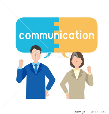 コミュニケーションをとる男女 コミュニケーションをとる男女 103650530