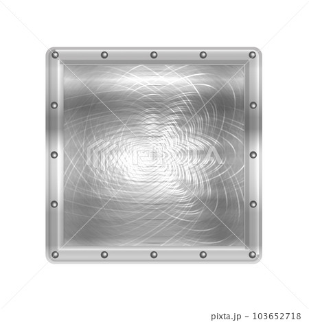 Metal board with pattern or tracery. Vector sign Metal board with pattern or tracery. Vector sign 103652718
