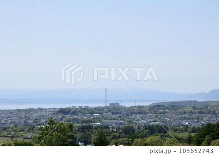 有珠山SA(下り)から見た伊達市街 103652743