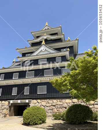 岡山城の写真素材 [103653432] PIXTA