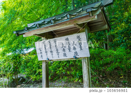 京都大原　後鳥羽天皇大原陵　順徳天皇大原陵 103656981