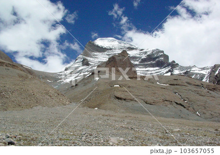 西チベット カイラス西面 西チベット カイラス西面 103657055