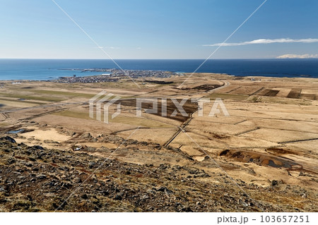 Icelandic scenic landscape 103657251