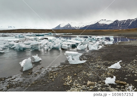 Glacial lake in Iceland 103657252