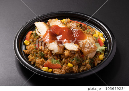 ヤンニョムチキンのジャンバラヤ 103659224
