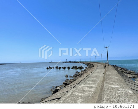 国の重要文化財三国エッセル堤 103661371