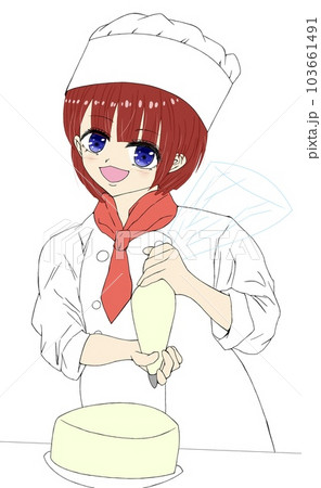パティシエ見習いの女の子 パティシエ見習いの女の子 103661491