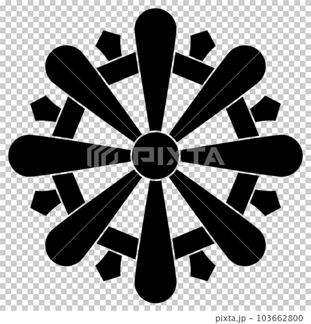 It's a family crest. It is called a brush-shaped ring treasure. It's a family crest. It is called a brush-shaped ring treasure. 103662800