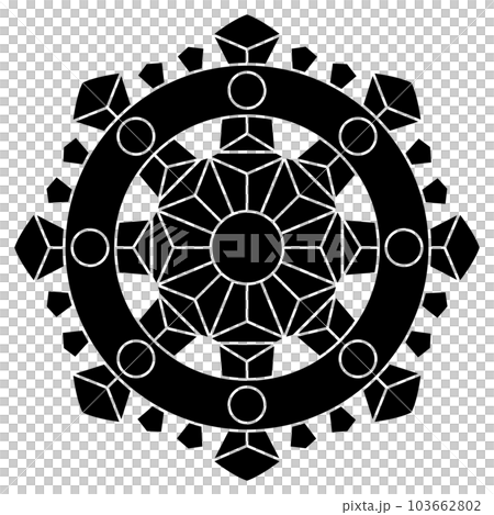 It's a family crest. It's called the Gyoja-Rinho. 103662802