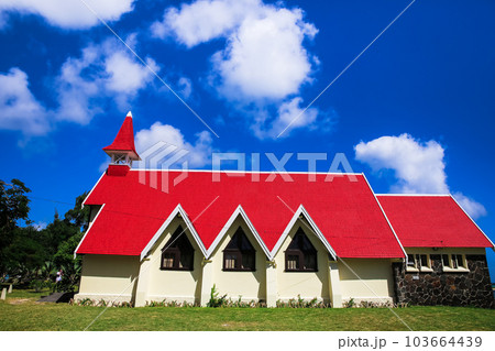Church in Cap Malheureux, Mauritius island Church in Cap Malheureux, Mauritius island 103664439