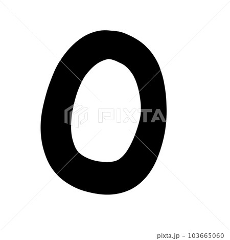 O capital letter O capital letter 103665060