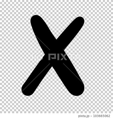 X capital letter X capital letter 103665062