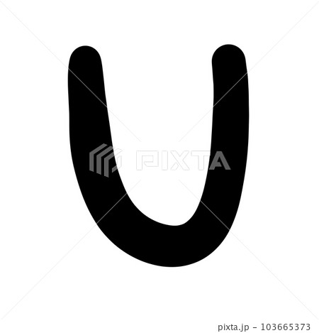 U capital letter 103665373