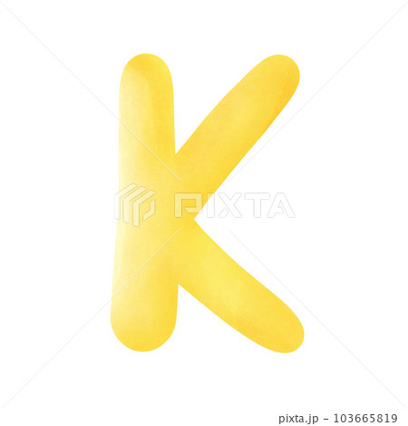 K capital letter 103665819