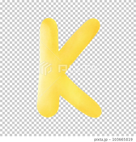 K capital letter 103665819