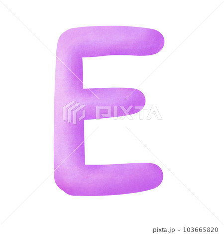E capital letter 103665820