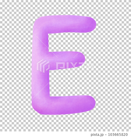 E capital letter 103665820