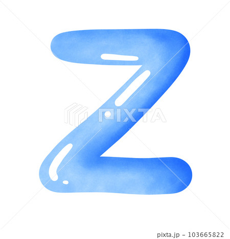 Z capital letter 103665822