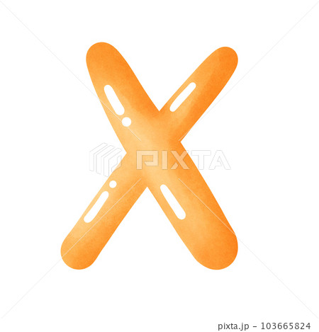 X capital letter 103665824