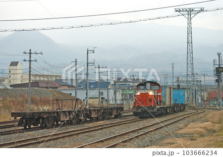函館本線　函館貨物　JR貨物　DD51-1160（鷲別）　有川支線 103666234