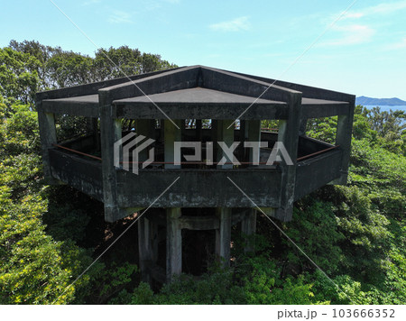 徳島県美波町 千羽海崖ロープウェイ 山頂駅 徳島県美波町 千羽海崖ロープウェイ 山頂駅 103666352