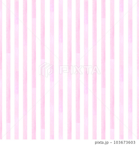 Seamless striped pattern. Pink background. Texture watercolor paint stains. Hand drawn backdrop. Pastel color. For textile, print, wallpaper Seamless striped pattern. Pink background. Texture watercolor paint stains. Hand drawn backdrop. Pastel color. For textile, print, wallpaper 103673603