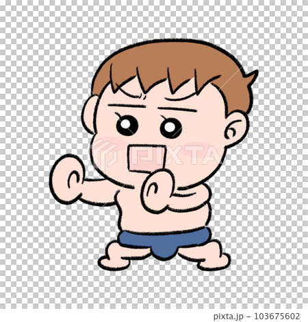 相撲　男の子 103675602