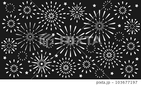 モノクロの花火の壁紙 アスペクト比16:9 モノクロの花火の壁紙 アスペクト比16:9 103677197