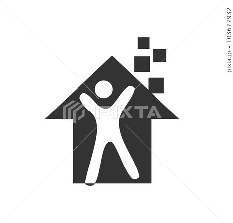 home logo template. Icon Illustration Brand Identity. Isolated and flat illustration. Vector graphic 103677932