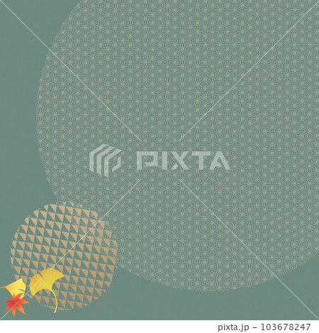 秋の和風素材 103678247