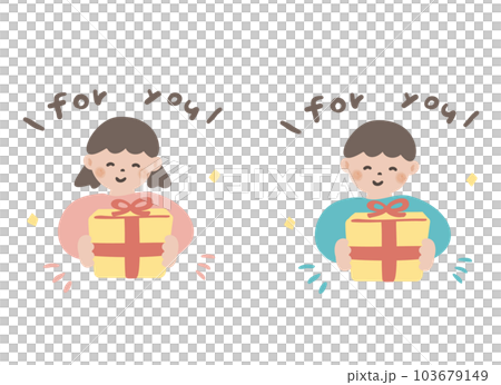 プレゼントをあげる人 103679149