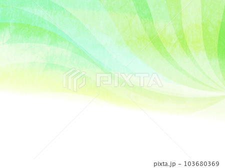 緑水彩グラデーション背景 103680369