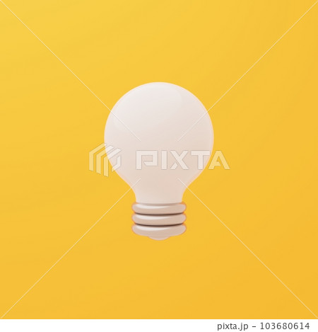 3D素材_電球_消灯 103680614