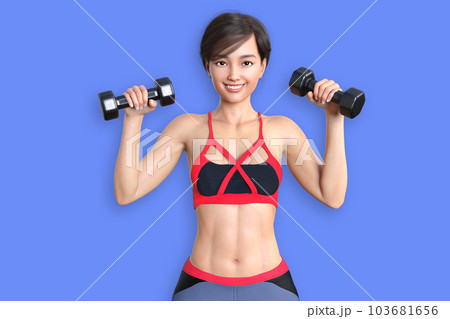 笑顔の素敵な可愛い女性 103681656